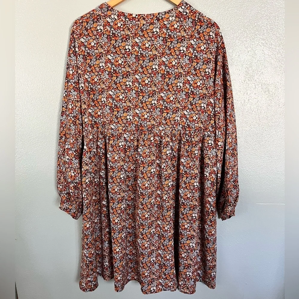 Flawless Vibrant Floral Patterned Dress - Picture 6 of 6